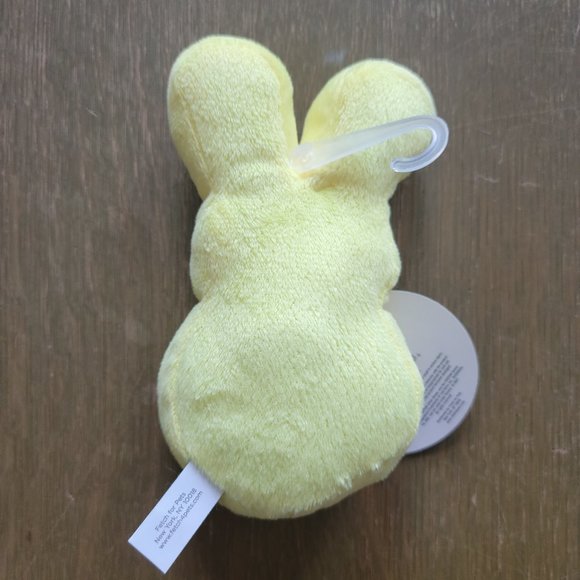 NWT 2022 Yellow 6" Medium Peeps for Pets Plush Bunny Toys for Dogs, Cats or Kids - Picture 3 of 7